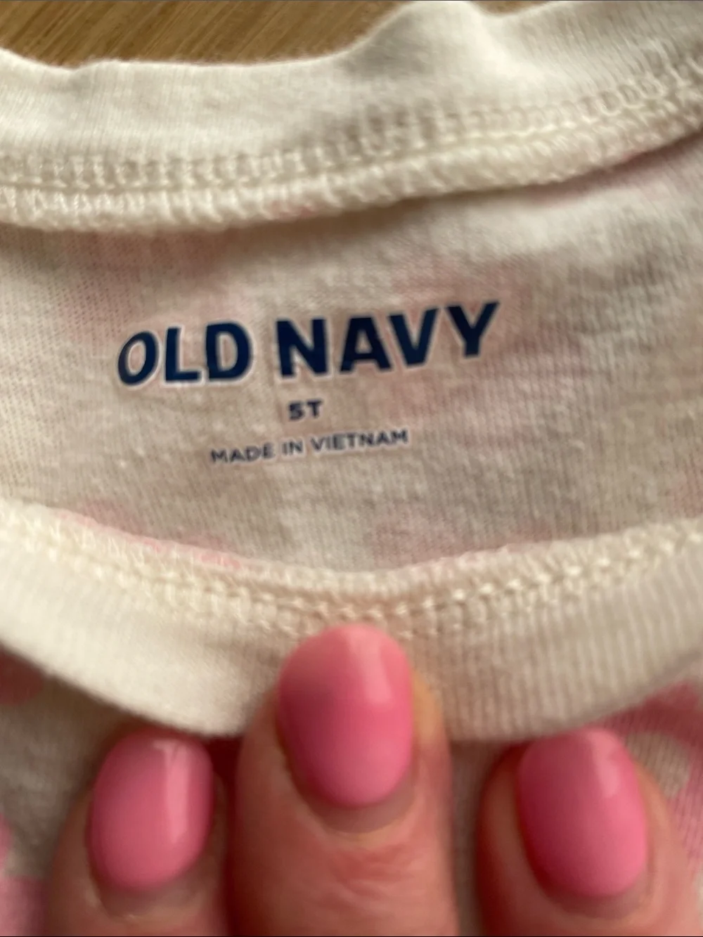 Old Navy White and Pink Floral Ruffle Sleeve Dress